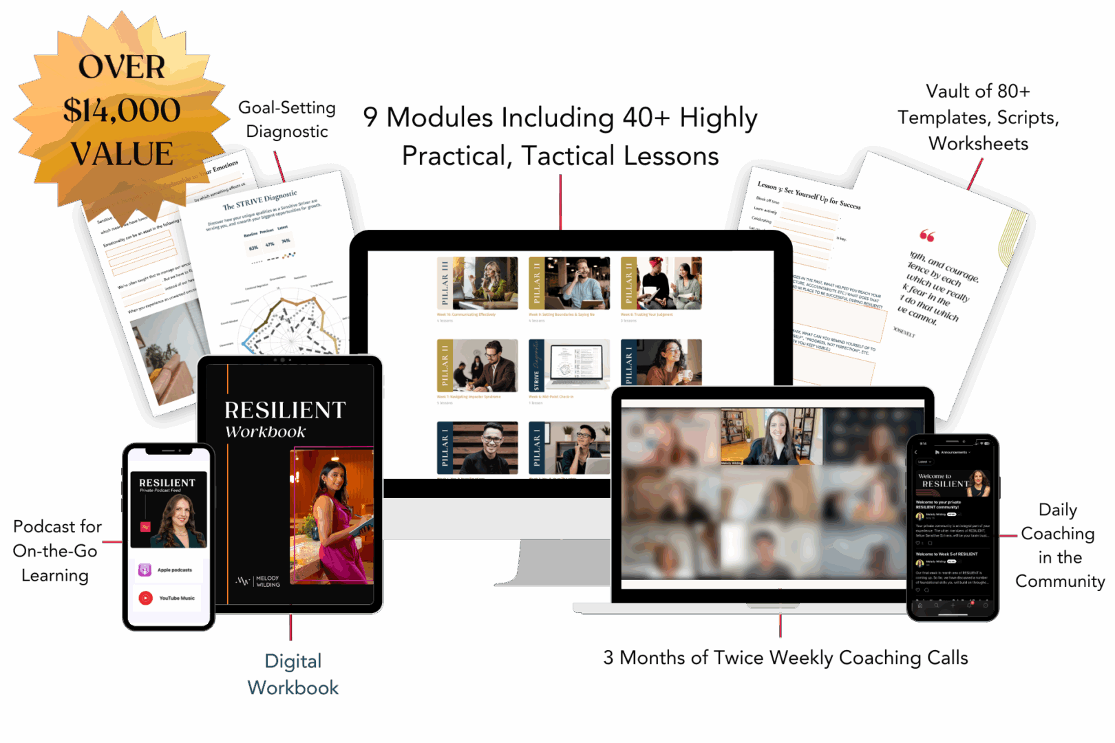 examples of what you get inside program